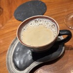 luogo - カフェオレ(珈琲に牛乳入れてもらいました)