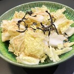 うなぎ ひらやま - 白菜のサラダ