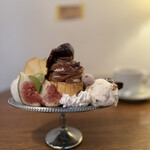 uni CAFE - 【数量限定】 『季節のプリンアラモード¥1,900』 ※ドリンク付(一部有料)