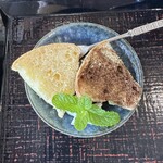 168 Shokudo Cafe - 虾天妇罗定食的舒芙蕾蛋糕
