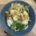 おのうどん - ぶっかけうどん かき揚げ 税込み1020円