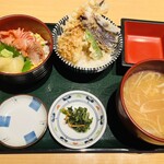 漁亭 浜や - 赤貝ミニ丼セット