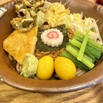 たぬきは飲み物。 - たぬきの　ゴールデン…アップ！うずらの卵はまさかのカレー味です！色付け味付けの妙