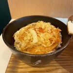 たぬきは飲み物。 - 半熟玉子天丼