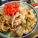 喜味屋食堂 - 焼肉丼大盛