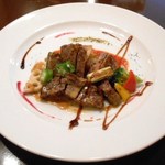 阪南洋風食堂クゥクゥ - ランチ　週替ランチコース　牛フィレ肉ステーキ　