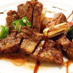 阪南洋風食堂クゥクゥ - ランチ　週替ランチコース　牛フィレ肉ステーキ