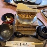 旬のお料理・釜飯 いちえ - 銀シャリと刺身小鉢