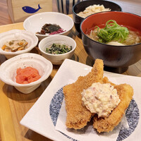 稚内産真鱈フライと明太子定食