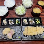 とんかつ六角箸 - 料理写真:ロースとヒレの楽しめるとんかつコースに飲み放題もつけられます