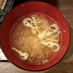 魚とめし かねむ食堂 - 味噌汁