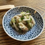 かぶと - キュウリと長芋