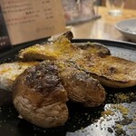 代官山のんき - ジャンボきのこの炭火焼カラスミがけ