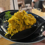 代官山のんき - パンプキンゴルゴンゾーラのマッシュサラダ