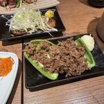 酒蔵 力 - ピーマン肉詰め