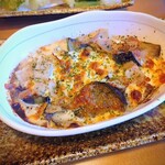 や台ずし 知立駅前町 - なすと舞茸のチーズグラタン