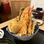 町鮨とろたく 一番町 - 天丼