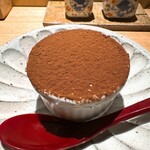 炭割烹 新谷 - 自家製ティラミス ◎