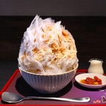 三日月氷菓店 - 『ぴーなっつ(練乳付)』(1600円)～!!( ^o^)ﾉ