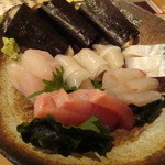 ふく田 - お刺身盛り合わせ