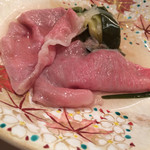 おにく 花柳 - 仙台和牛サーロインのしゃぶしゃぶ　ポン酢で