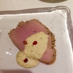 リストランテ サクラ - アンティパスト/自家製ハム、ツナベースのソースが旨い