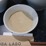 SOBA LABO  - 冷汁のホワイトつゆ