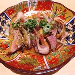 鮨ト和食いちり - 赤鶏のタタキ