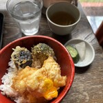 手打蕎麦いちむら - 玉子天丼500円