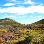 縞枯山荘 - ｢縞枯山荘｣へ向かう途中の山景