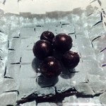 リストランテ サクラ - ワインの原料になる葡萄とか、珍しやありかたや