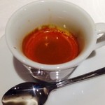 リストランテ サクラ - エスプレッソ/支配人お気に入りのイタリア製マシーンで淹れた一杯