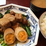 中華風家庭料理 ふーみん - ふーみん(豚肉の梅干煮定食)