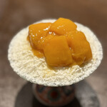 和牛料理 一石三鳥 - マンゴーラッシーのかき氷