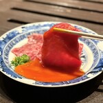 和牛料理 一石三鳥 - サーロインユッケ