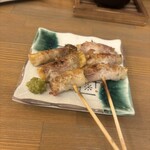 酒菜日和 ナマラヨシ - 【野菜の豚バラ肉巻き】   左 【エリンギ】 右 【新生姜】