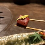 和牛料理 一石三鳥 - 近江蒟蒻のナムル