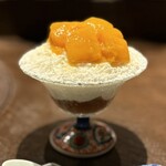 和牛料理 一石三鳥 - マンゴーラッシーのかき氷
