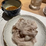 和 のぎ - 香り豚しゃぶしゃぶ葱胡麻ラー油たれ