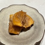 和 のぎ - 次郎柿の胡麻和え