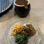 焼肉すだく家族亭 - 本日のナムル盛り合わせ