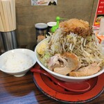 百人力 西川口店 - ライスとラーメン、今日のアレはマー油