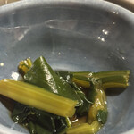 海へ - 青菜醤油漬け