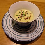 薬院 なかがわ - 温かいきのこのスープ