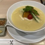 銀座 篝 - 鶏白湯Soba（並盛）