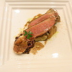 イルキアーロ - メイン　青森産鴨　古代米　茄子　無花果　変った名前のハーブ２種☆♪