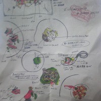 SALONE 2007 - レシピの直筆イラストです