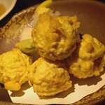 風来坊 - 名古屋コーチン団子天ぷら