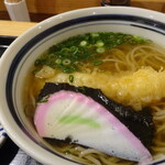 麺坊 万作 - かやくご飯+ﾐﾆ天ぷら蕎麦