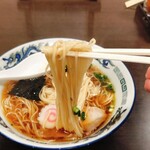 清見そば本店 - 細く柔らかい